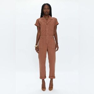 PISTOLA - Grover Short Sleeve Field Suit In Cinnamon